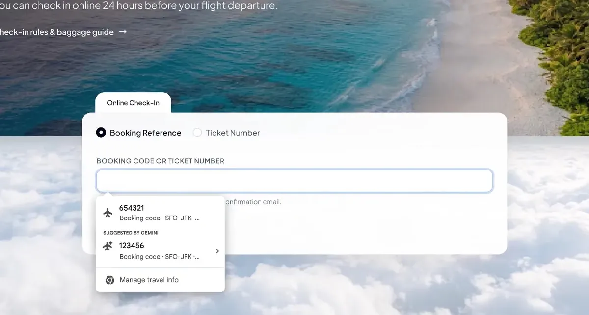 Chrome: IA ahora rellena formularios usando datos de Gmail