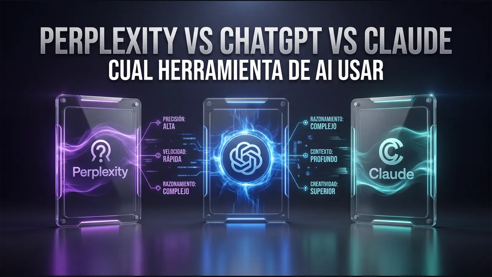 Perplexity vs ChatGPT vs Claude: ¿Cuál Herramienta de AI Usar para Tu Negocio?
